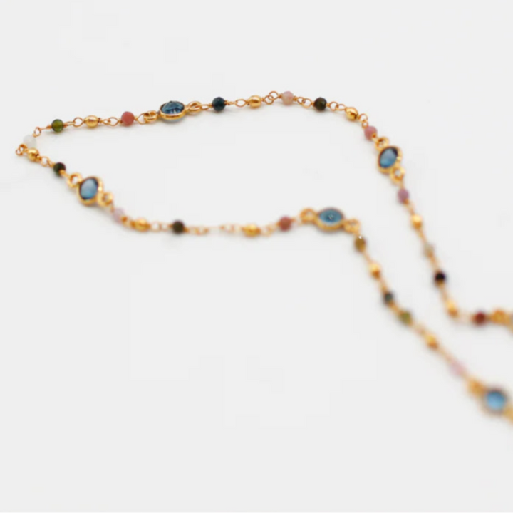 Semi-beaded Rylee Necklace