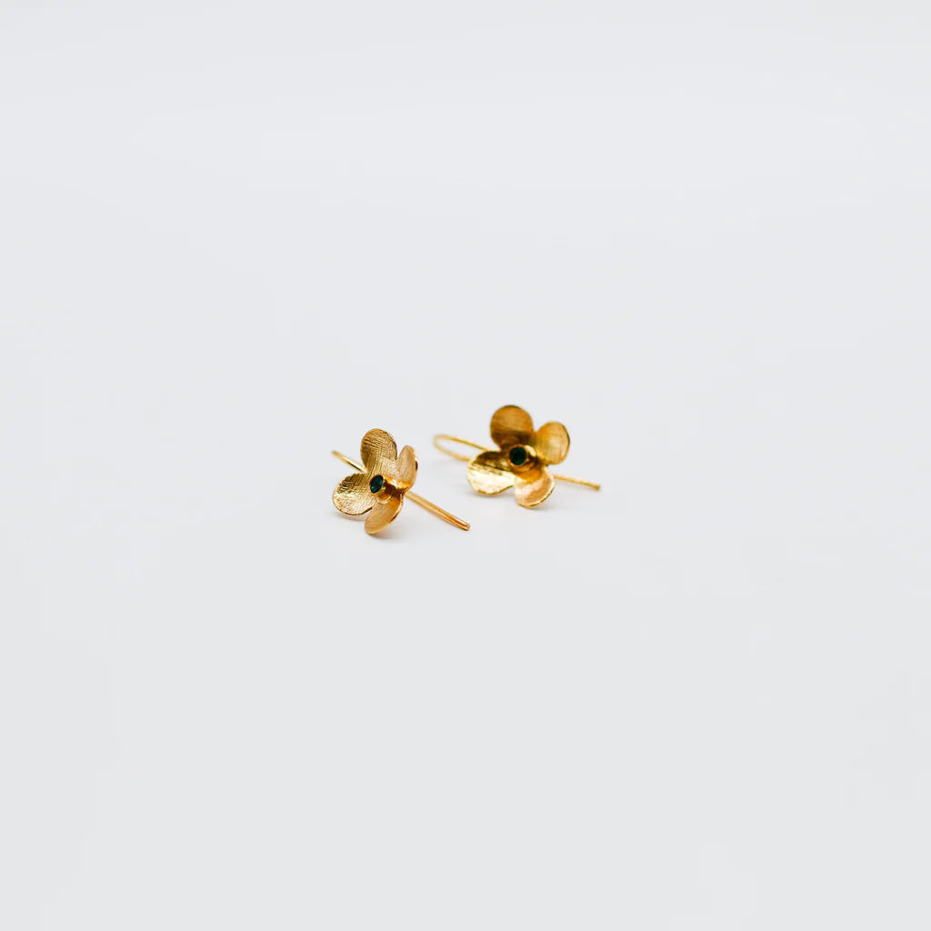 Flower Hook Earrings P175